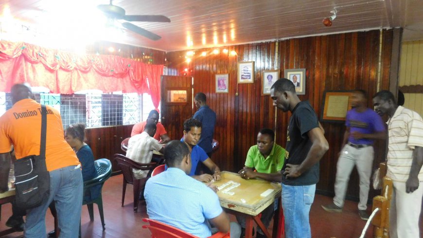 Domino Competition at the Claude Geddes Recreational  Club with Guest from Guyana National Bureau of Standards